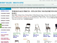 Tablet Screenshot of folding-chairs-tables-discount.com